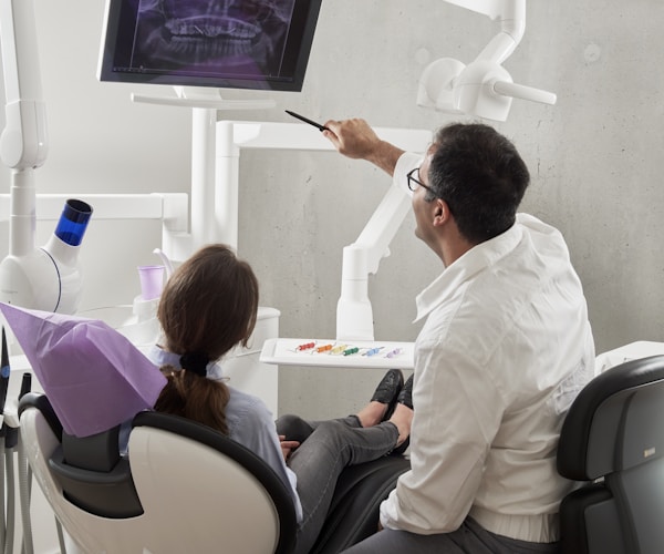 Modern dental clinic with comfortable chair and equipment